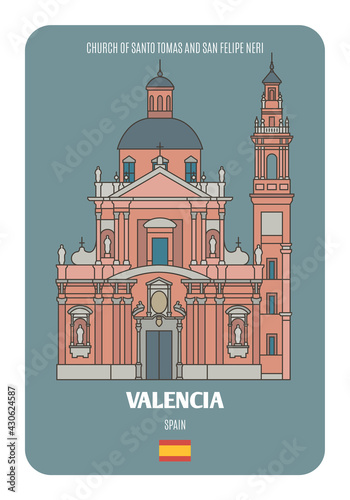 Church of Santo Tomas and San Felipe Neri in Valencia, Spain