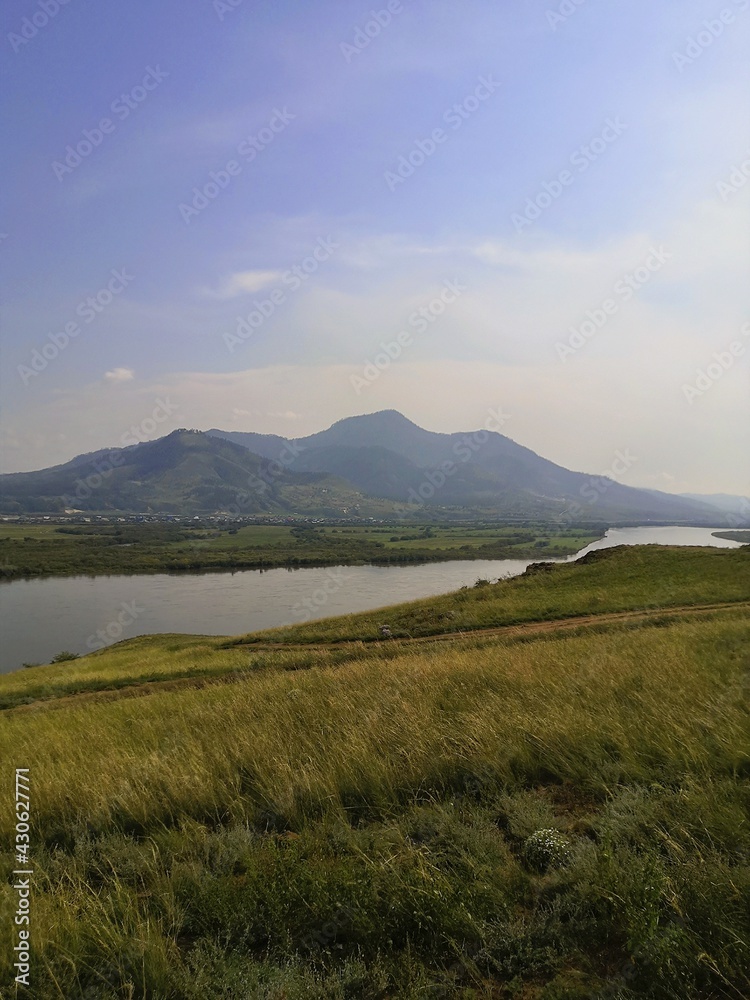 landscape with lake