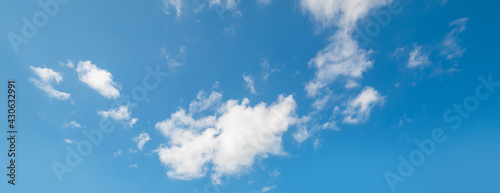 Blue sky with clouds in Florida