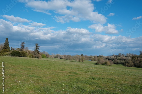 landscape with sky and clouds