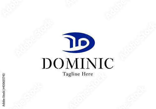 Abstract Letter D Logo Template