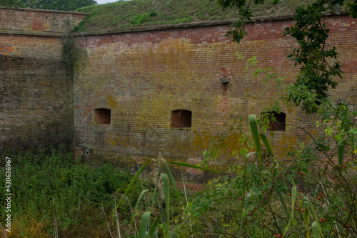 Outside of the fortification in the german city called Doemitz photo