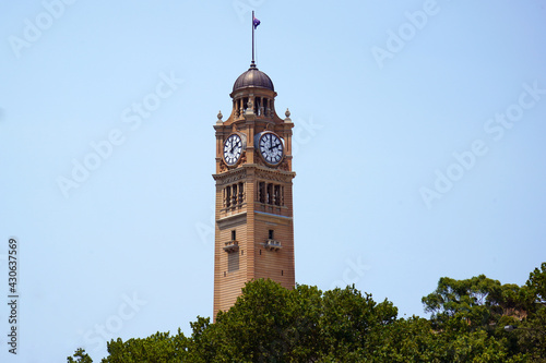 Photography Central Station Clock Tower in Sydney.
