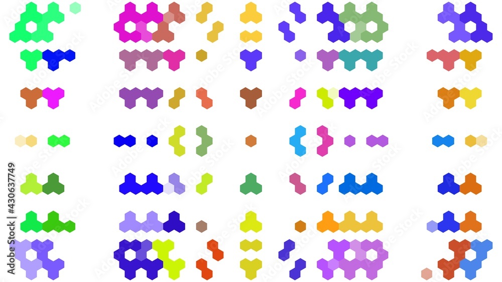 Random colorful squares and circles, abstract background and texture Random colorful squares and circles, abstract background and texture