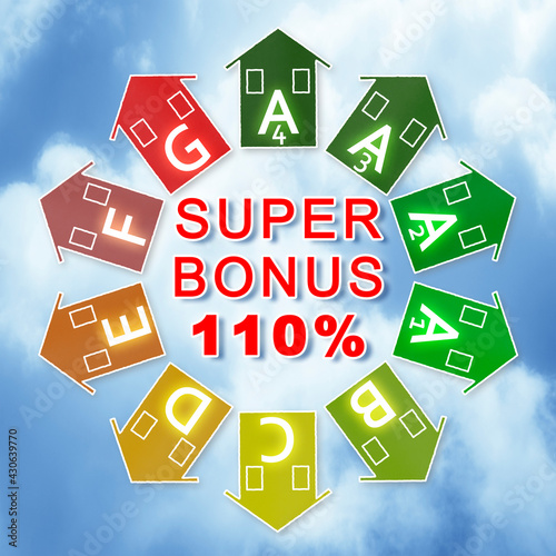 Free Download 110% state bonus, called Super Bonus 110%, and money concession for the construction of building works to improve the thermal efficiency of buildings - - GFXLoad
