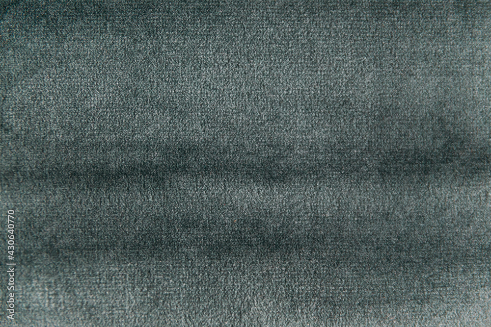 Gray colour velour textile sample. Fabric texture background Gray colour velour textile sample. Fabric texture background