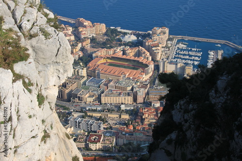 Principauté de Monaco, depuis le fort de la tête de chien	 photo