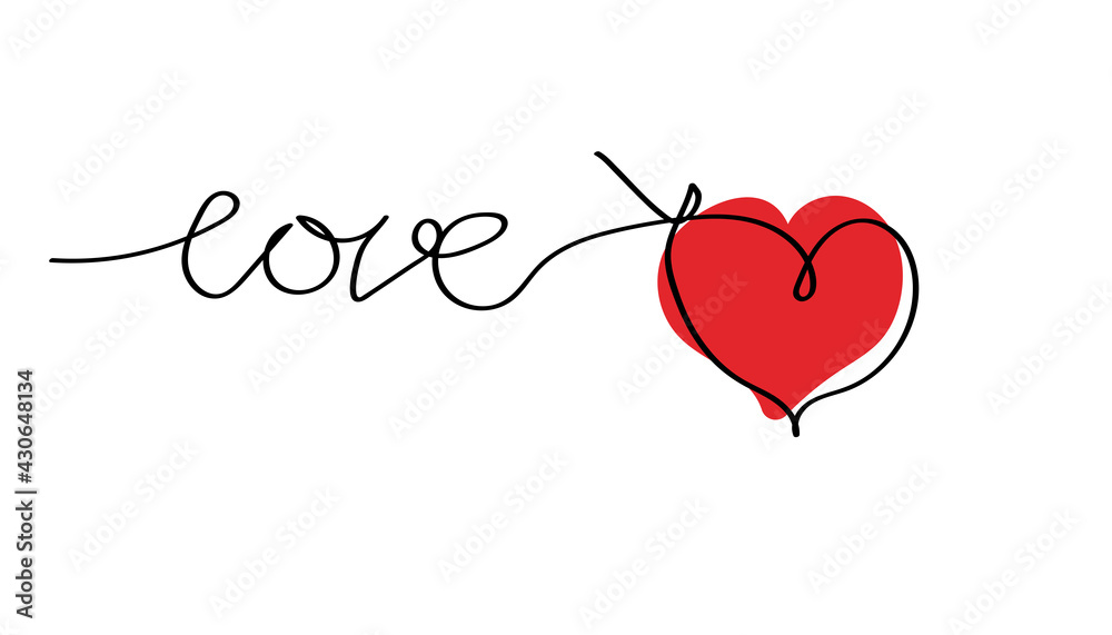 love heart line flat love heart line flat