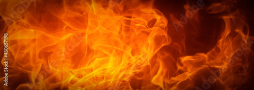 Fire flame texture background. Abstract flames, Blaze for banner. Burning concept.