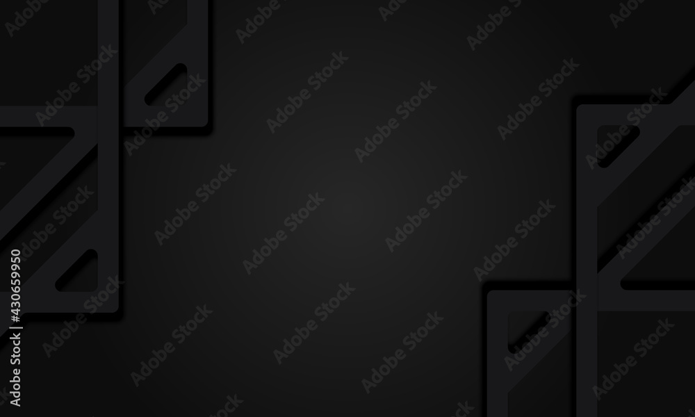 Black rounded lines background. Abstract background. Black rounded lines background. Abstract background.