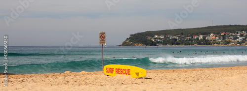 Life saving board, Manly beach. photo