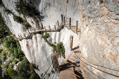 Montfalco footpath, Huesca province, Spain photo