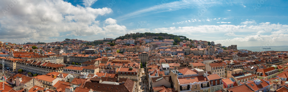 Lisbon Downtown Panorama