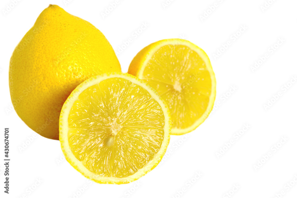 lemon isolated on the white background. Lemon from the inside lemon isolated on the white background. Lemon from the inside