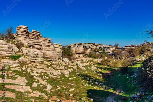 El Torcal de Antequera, Andalusia, Spain, near Antequera, province Malaga.