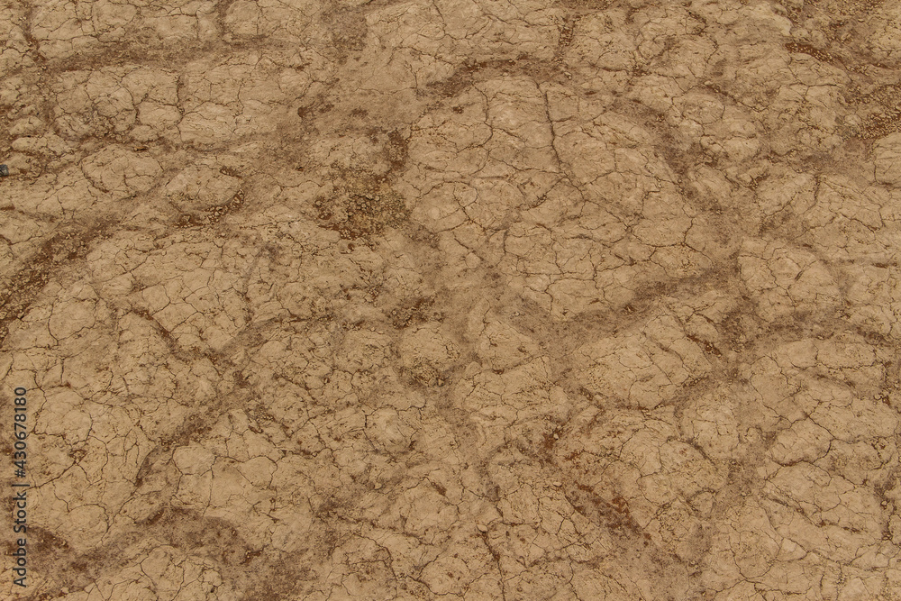 Desert dry floor pattern background