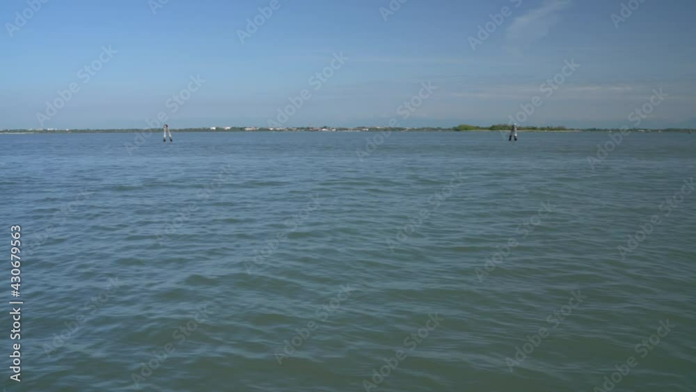 Venice, Italy - Boat tour through the canals and historic monuments of the lagoon city Venice, Italy - Boat tour through the canals and historic monuments of the lagoon city