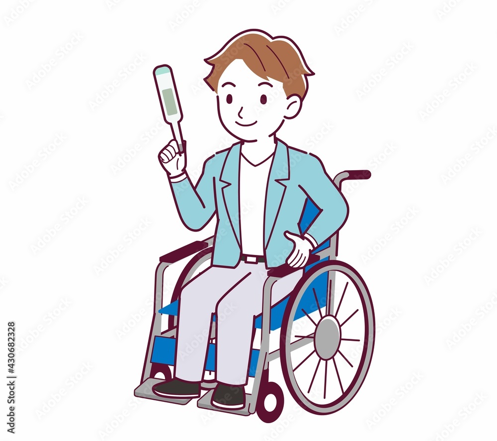 Young man with brown hair