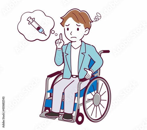 Young man with brown hair