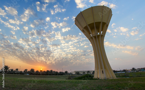 statue of Water Tower in Qatif photo