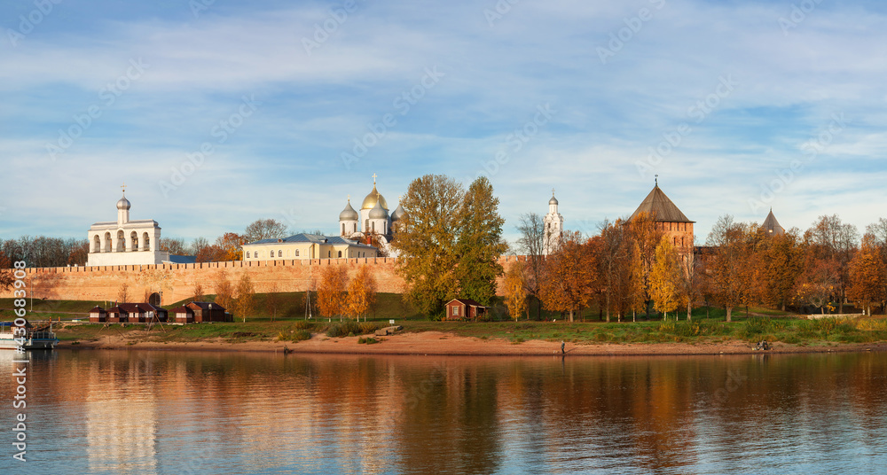 Panoramic view of Novgorod Kremlin