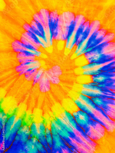 Canvastavla Colorful tie dye pattern abstract background, Abstract batik brush seamless and repeat pattern design, wallpaper, background
