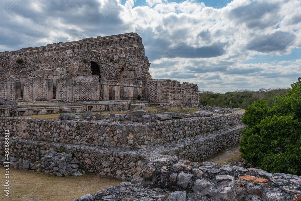 The ruins of the ancient Mayan city of Kabah, Yucatan, Mexico The ruins of the ancient Mayan city of Kabah, Yucatan, Mexico