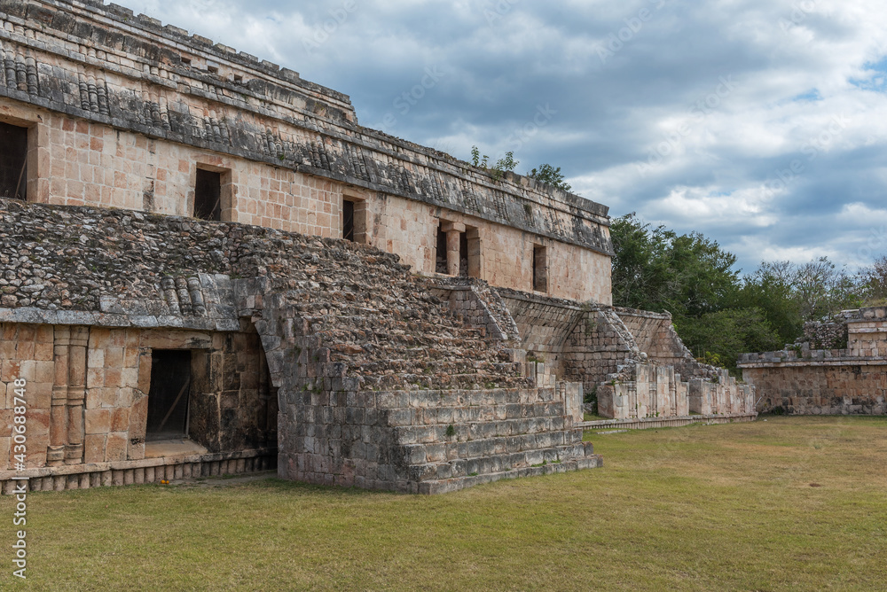The ruins of the ancient Mayan city of Kabah, Yucatan, Mexico