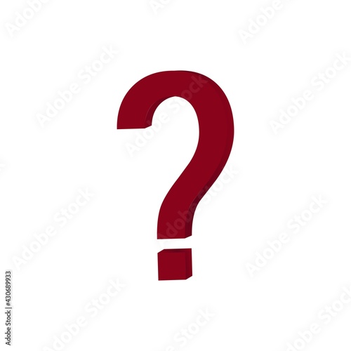Fototapeta Naklejka Na Ścianę i Meble -  question mark icon in flat, isolated and trendy style. Exclamation mark background for your website design logo, app, UI. Vector icon illustration.