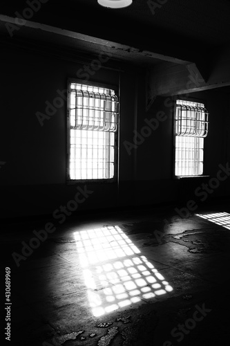 Light behind bars