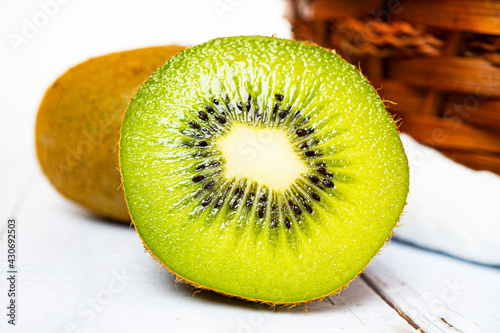 delicious and healthy kiwi ready to eat
 photo