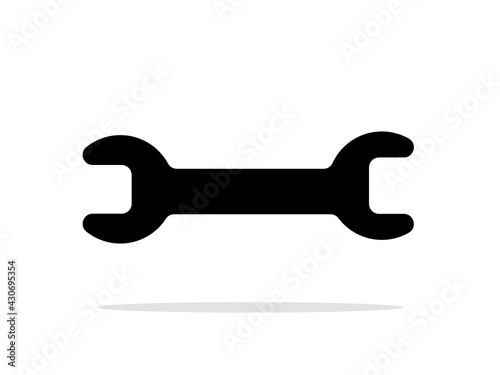 Simple wrench icon - vector eps. 10