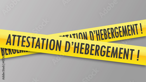 Logo attestation d'hébergement.