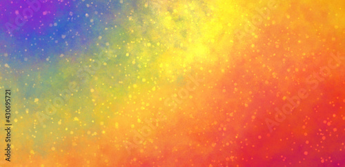 multicolor rainbow bright rich cheerful festive cute art background with texture and small dots