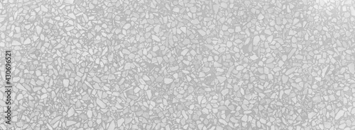 Panorama of White polished sandstone wall texture and seamless background