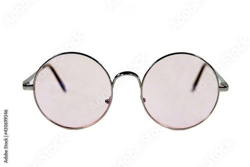 Glasses isolated on white background.