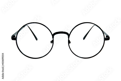 Glasses isolated on white background.