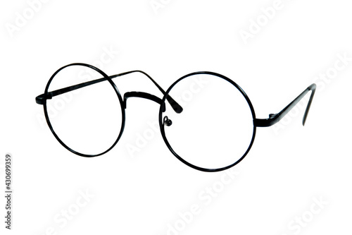 Glasses isolated on white background.