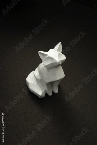 Fox Wolf Cat Abstract Statue Figure