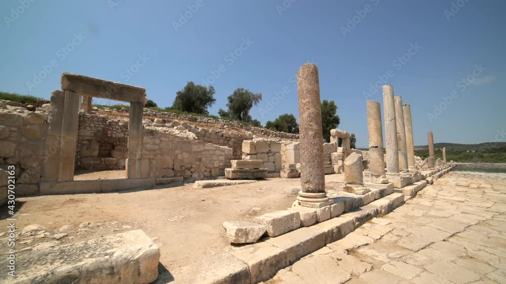 Video „Old historical stone works of ancient civilization city before ...
