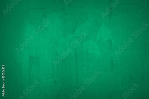 Green metal wall
