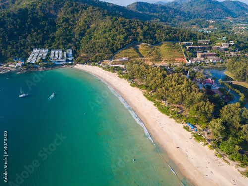Aerial View of Naiharn beach Phuket © Sunanta