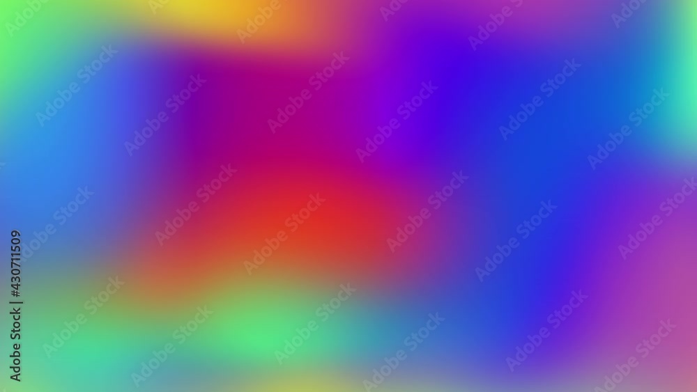 Rainbow color blurred gradient with lights us background with copy space for graphic design. 4k motion animation Gay Pride LGBT concept