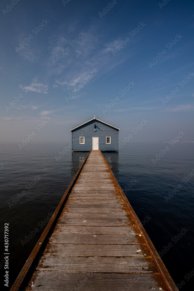 Obraz premium Smoke haze over Perth CDB