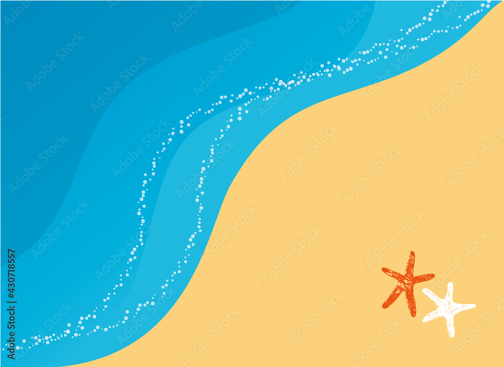シンプルな海辺のイラスト 透明で透き通った海 Stock Vector Adobe Stock シンプルな海辺のイラスト 透明で透き通った海 Stock Vector Adobe Stock