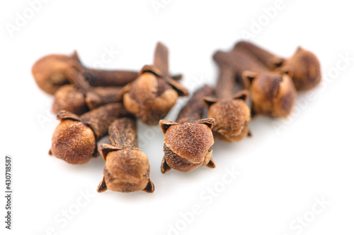 dry cloves an isolated on white background