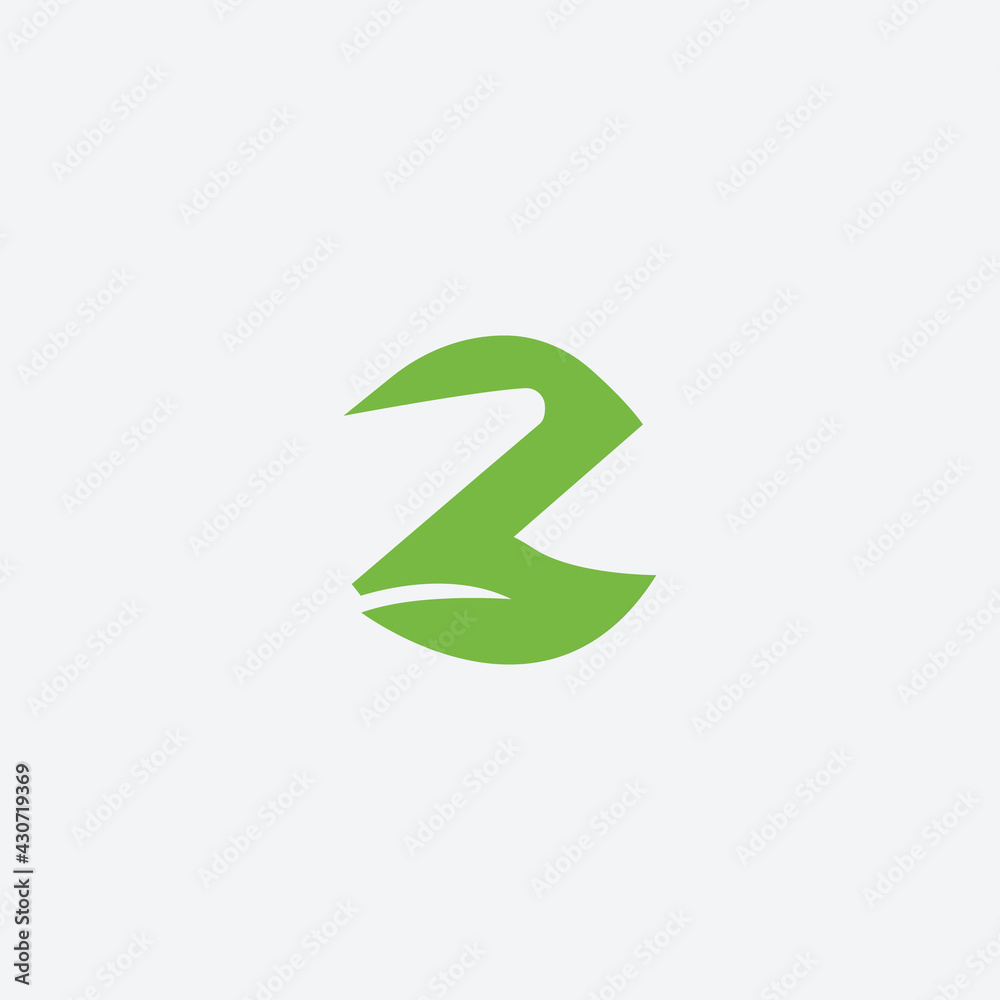letter Z eco and natural business logo icon design template letter Z eco and natural business logo icon design template