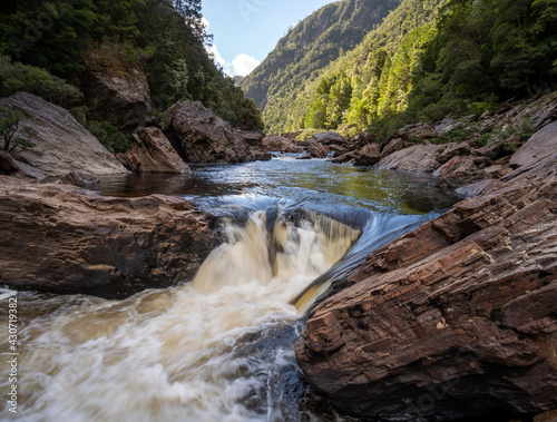 Fotografie The Forceit Rapid, Franklin River