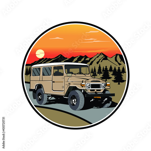 Journey your adventure illustration vector