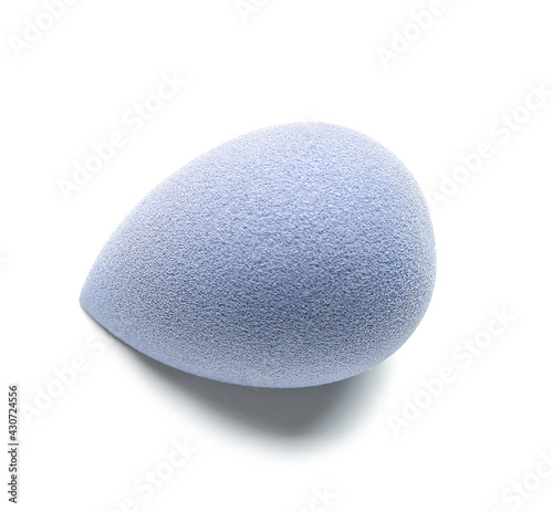 Makeup sponge on white background